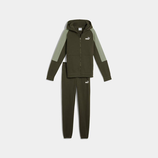 Chándal Ess Block Hooded FulL-Zip Fleece