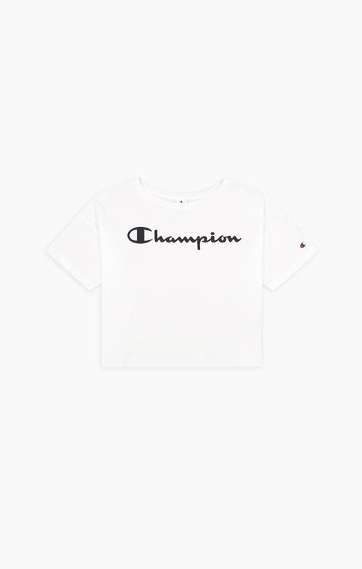 Champion Script Logo Cropped T-Shirt
