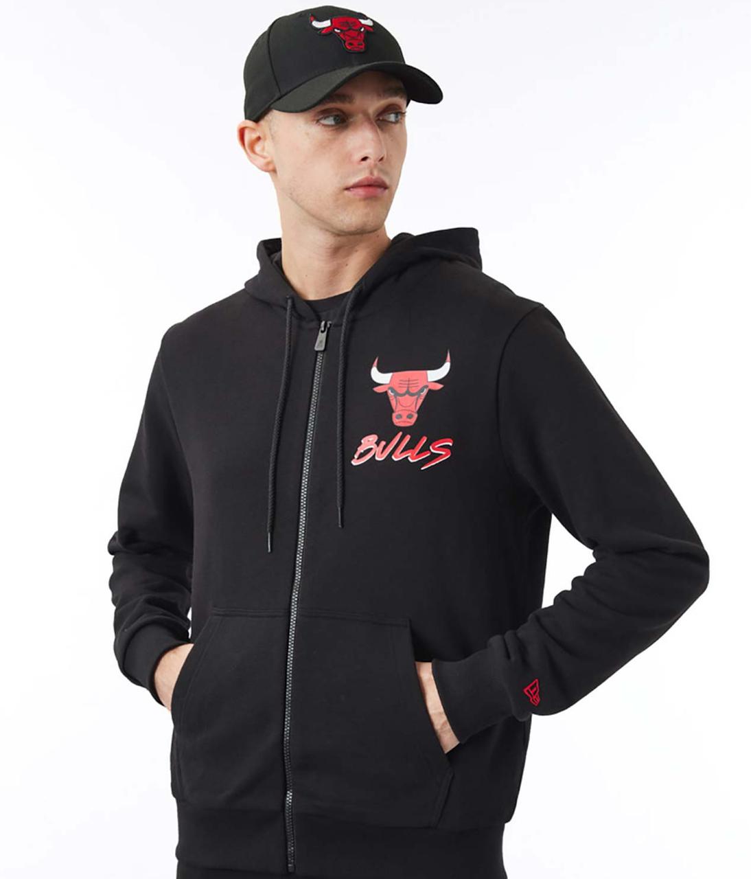 New Era Chicago Bulls Nba Script Negro