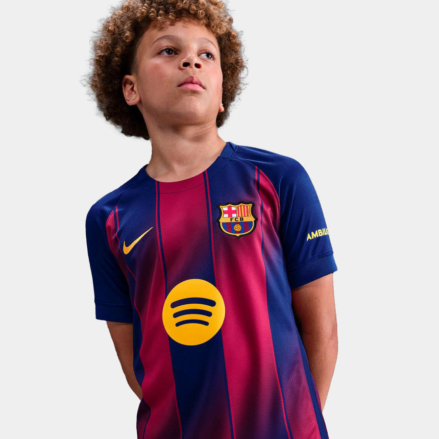 Camiseta De Fútbol Nike Primera Equipación Fc barcelona 25/26 Junior