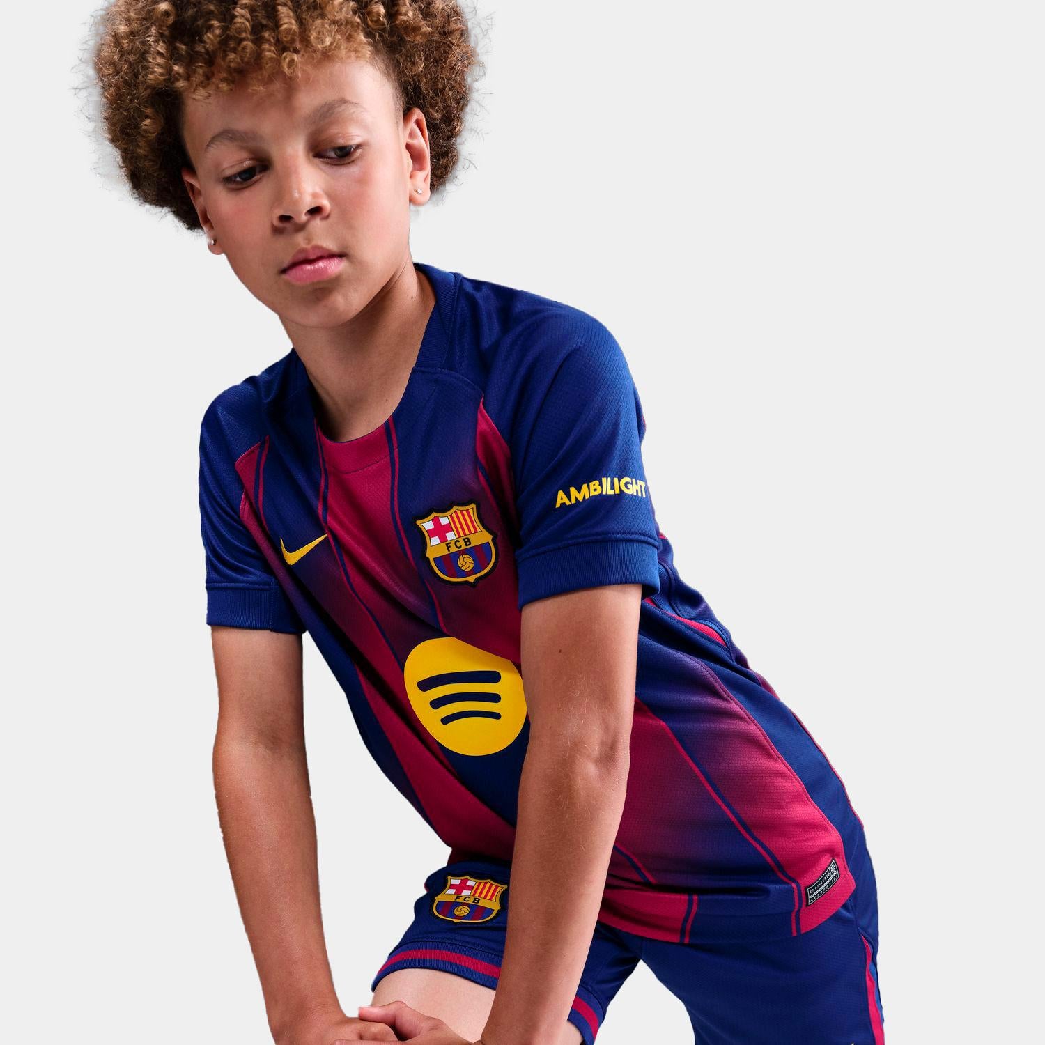 Camiseta De Fútbol Nike Primera Equipación Fc barcelona 25/26 Junior