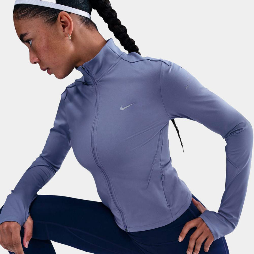 Camiseta De Running Nike Swift De Capa Intermedia Con Cremallera Completa DrI-Fit - Mujer