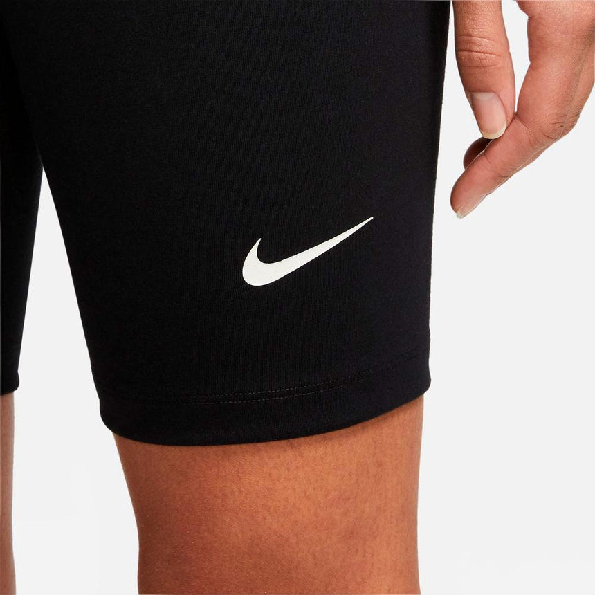 Mallas Cortas Nike Sportswear Classic De 20 cm Y Talle Alto - Mujer