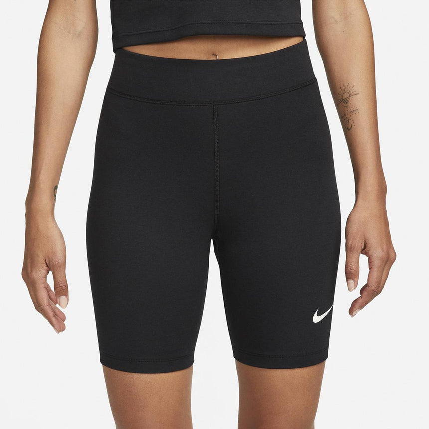 Mallas Cortas Nike Sportswear Classic De 20 cm Y Talle Alto - Mujer