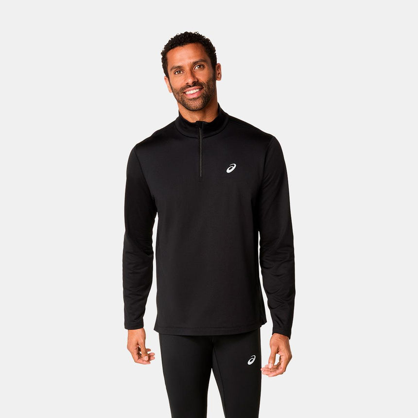 Camiseta De Invierno Asics Core Ls 1/2 Zip Para Hombre