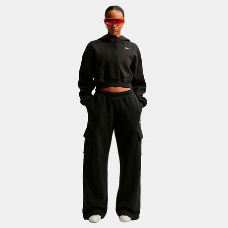 Sudadera Nike Sportswear Phoenix Fleece Con Capucha Henley - Mujer