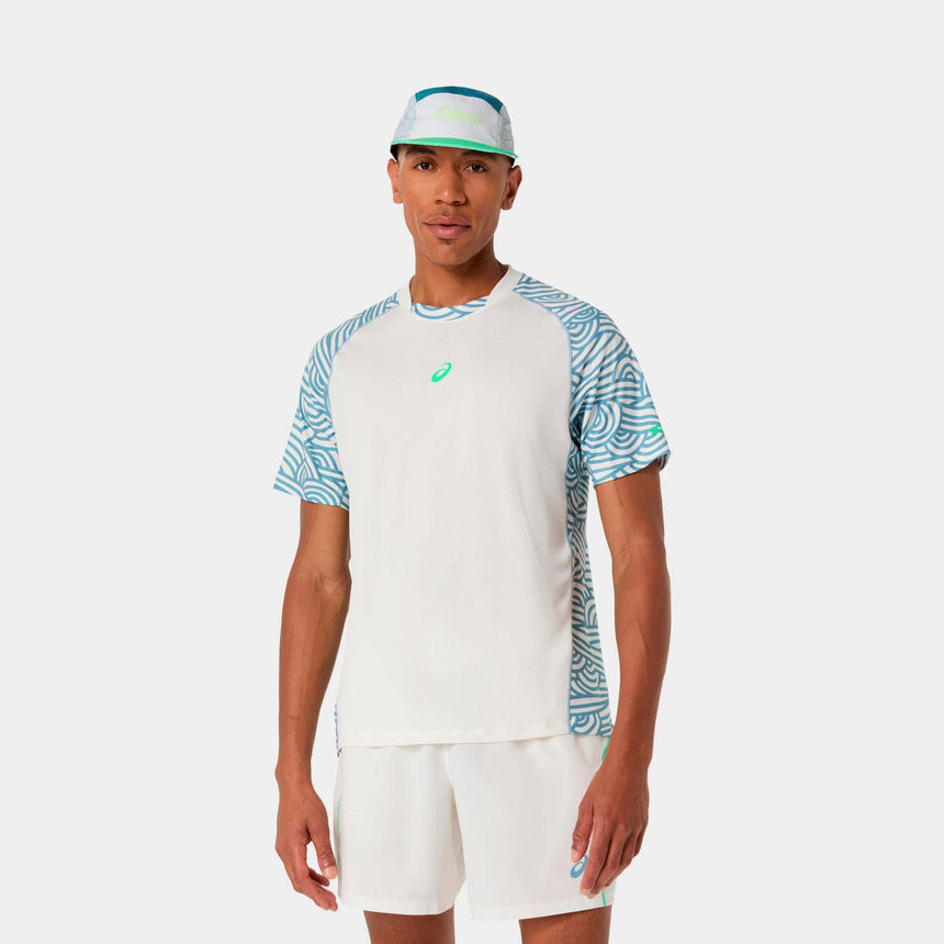 Camiseta Asics Padel Court All Over Print Ss Top Hombre