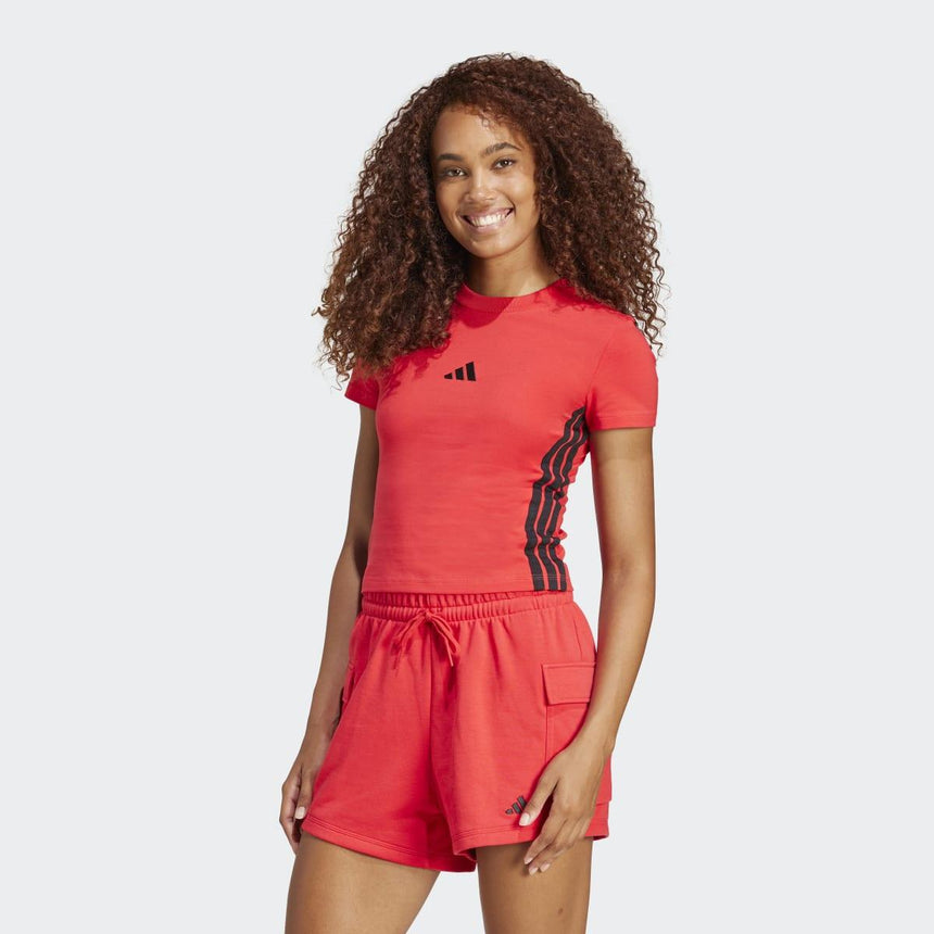 Camiseta Casual adidas Mujer W 3s Sj Baby T