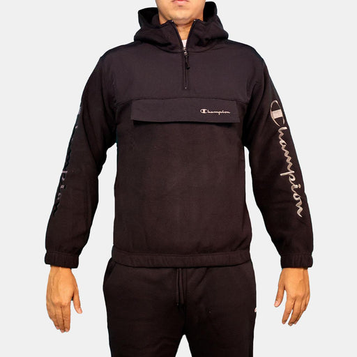 Champion Hooded Half Zip Sweatshirt