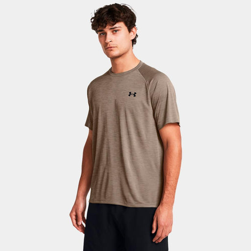 Camiseta De Manga Corta Con Textura Ua Tech Para Hombre