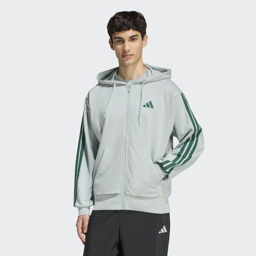 adidas Chaqueta Con Capucha Essentials French Terry 3 Bandas