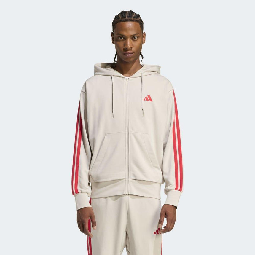 adidas Sudadera Con Capucha Essentials French Terry 3 Bandas