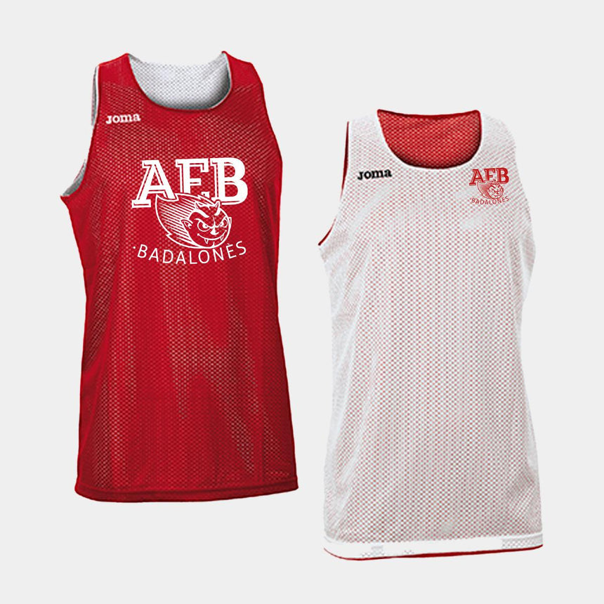 Camiseta reversible aro rojo-blanco s/m