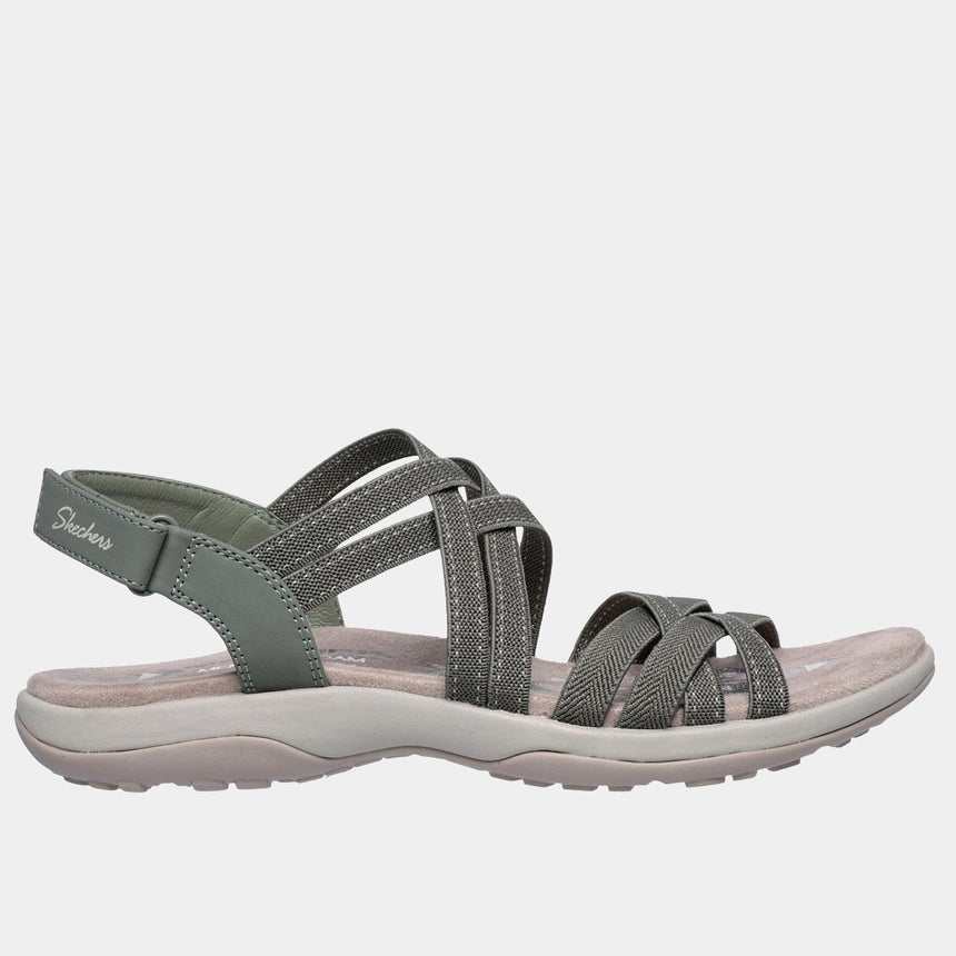 Sandalia Skechers Reggae Slim - Summer Getaway - Mujer
