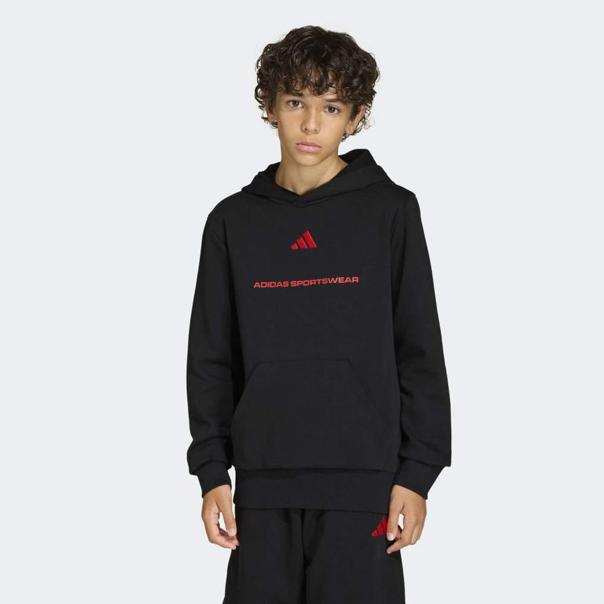 adidas Sudadera Con Capucha Adidas Slogan Fleece