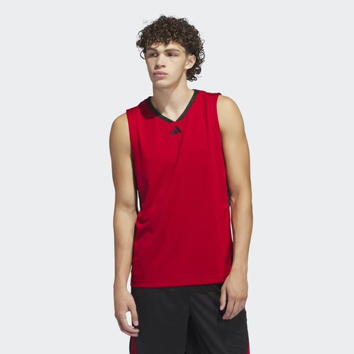 adidas Camiseta Baloncesto Hombre 3-Stripes Tank