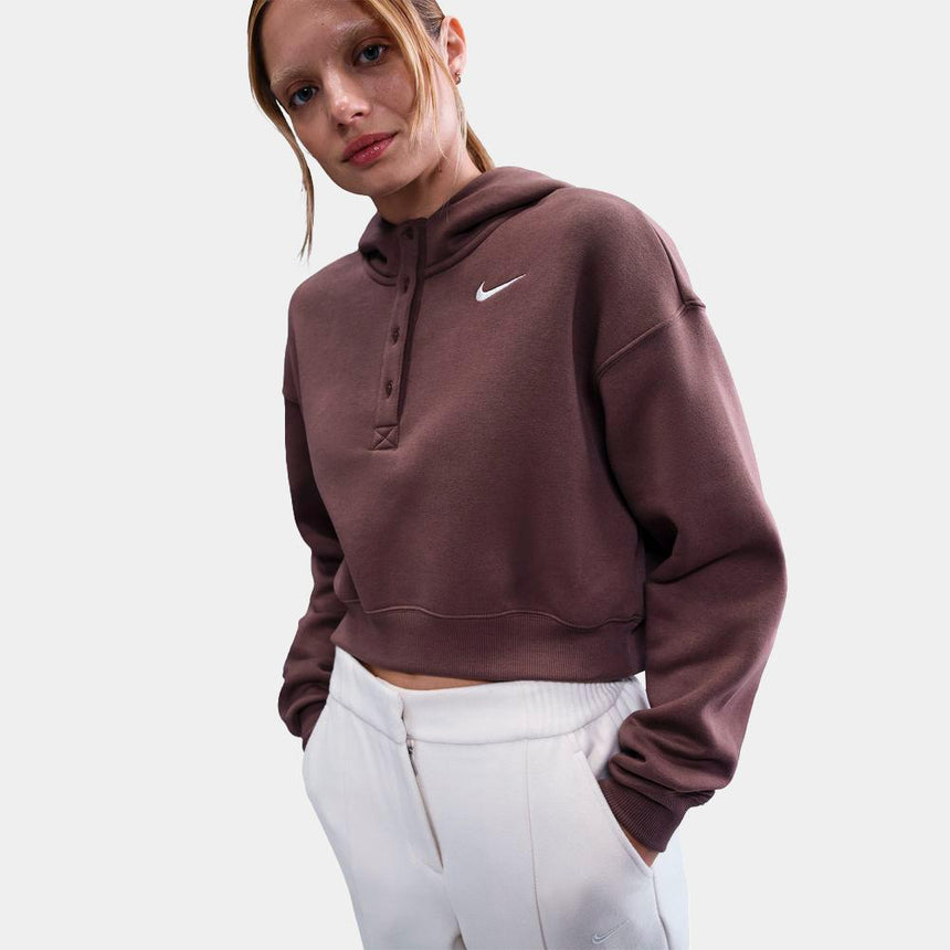 Sudadera Nike Sportswear Phoenix Fleece Con Capucha Henley - Mujer