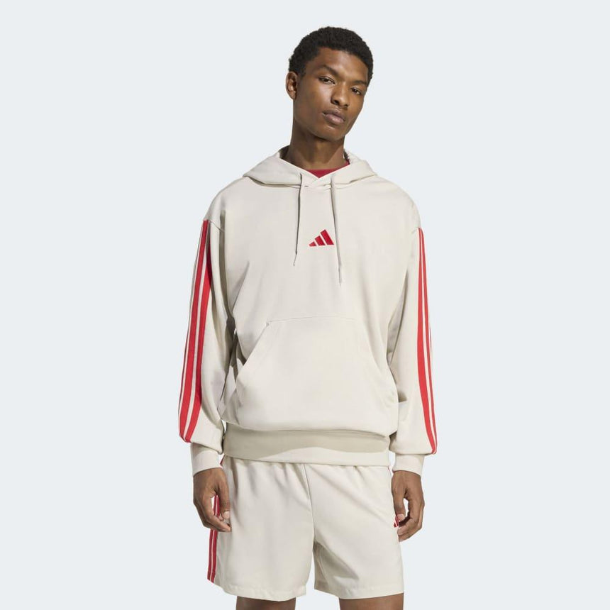 adidas Sudadera Con Capucha Essentials French Terry 3 Bandas