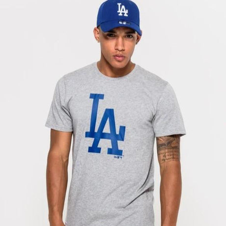 New Era Camiseta La Dodgers Gris