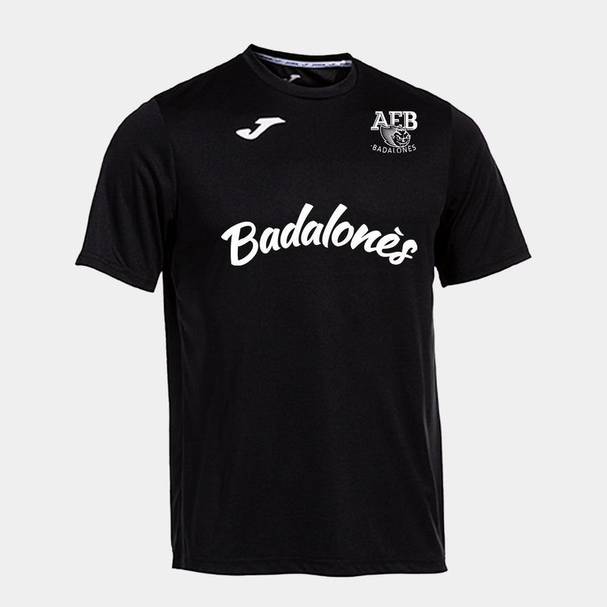 Camiseta combi negro m/c