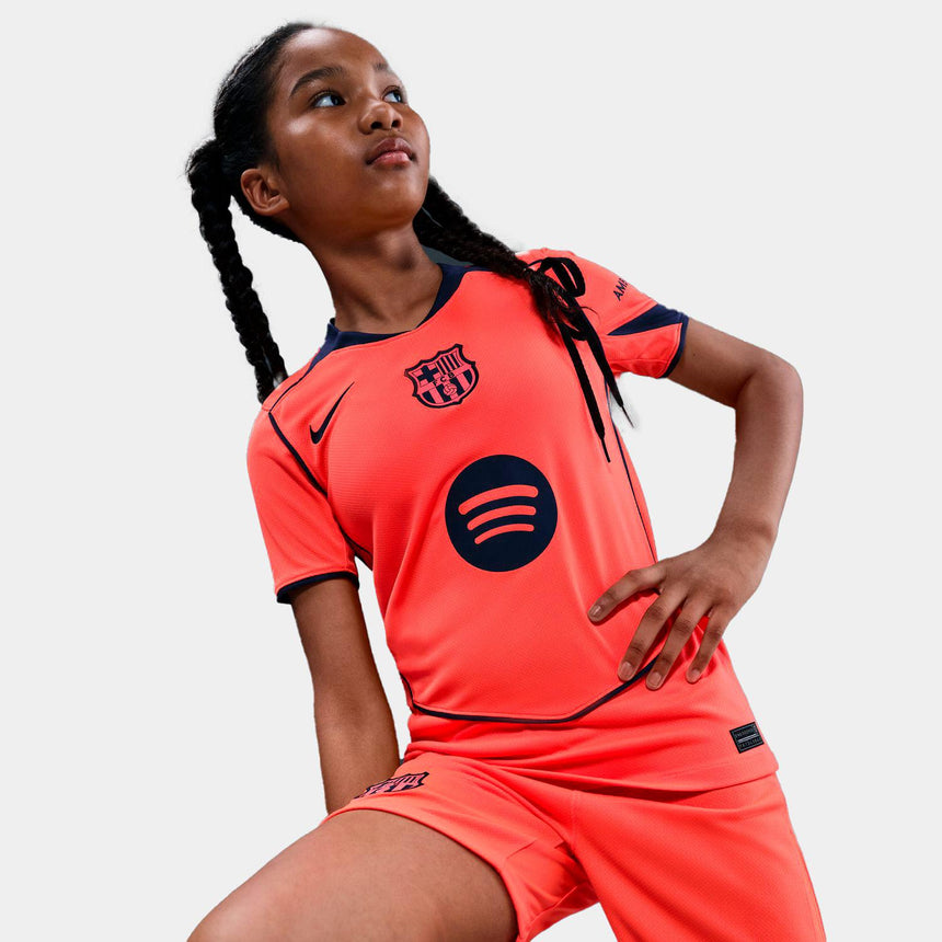 Camiseta De Fútbol Nike Replica Tercera Equipación Stadium Fc Barcelona 25/26 Junior
