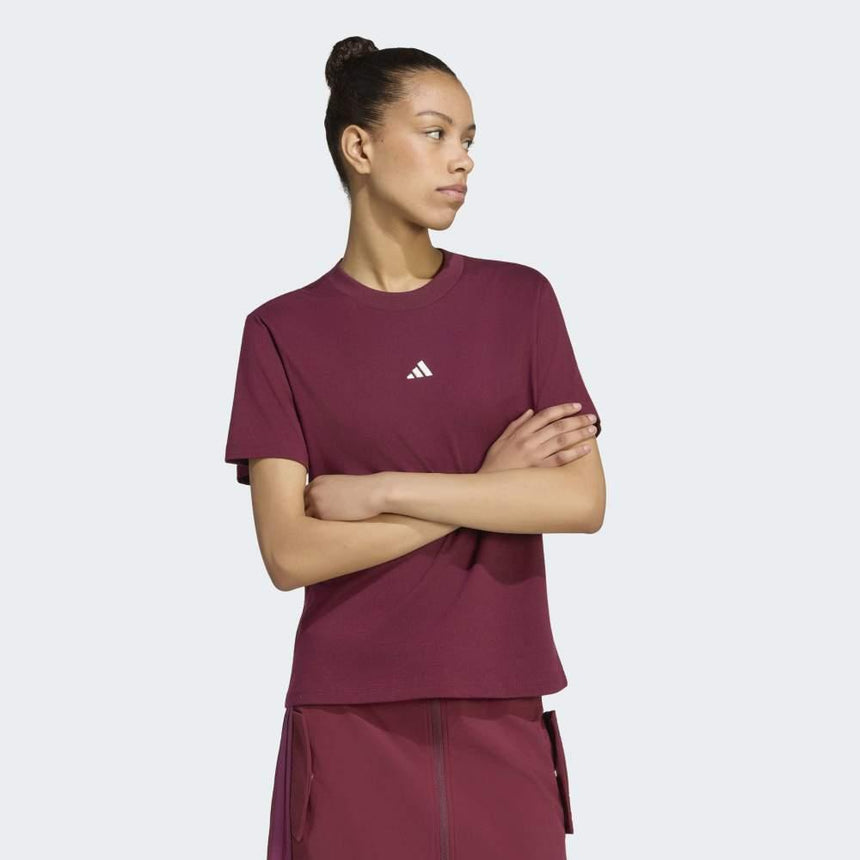 adidas Camiseta De Algodón Con Logotipo Pequeño Essential