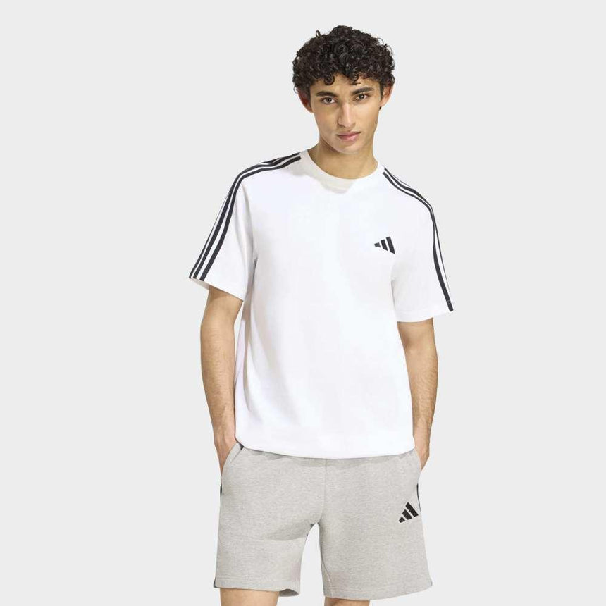 adidas Camiseta Essentials 3-Stripes Single Jersey Left Chest Branded