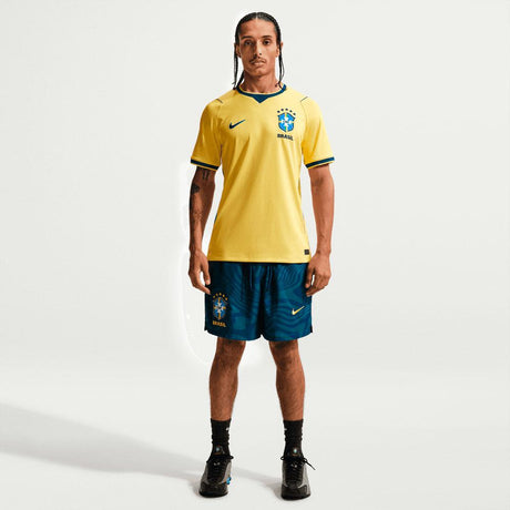 Camiseta De Fútbol Nike DrI-Fit Primera Equipación Stadium Selección De Brasil 2026 - Hombre