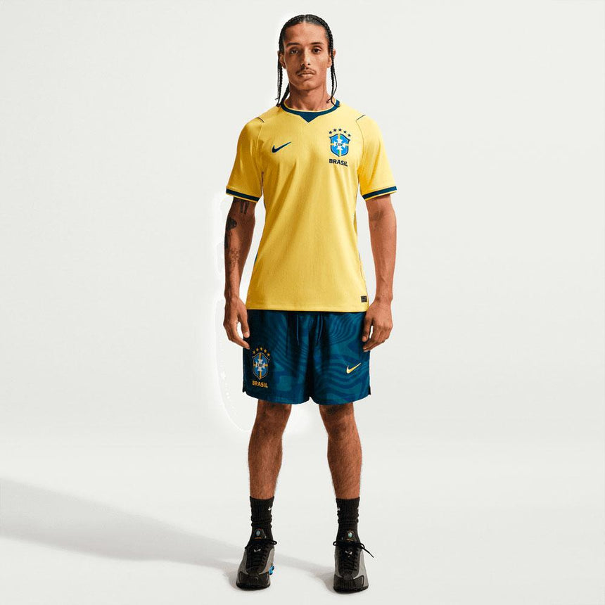 Camiseta De Fútbol Nike DrI-Fit Primera Equipación Stadium Selección De Brasil 2026 - Hombre
