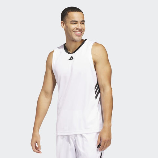 adidas Camiseta Baloncesto Hombre 3-Stripes Tank