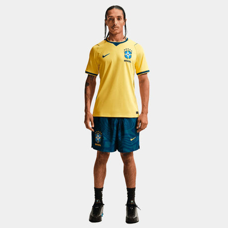 Camiseta De Fútbol Nike DrI-Fit Primera Equipación Stadium Selección De Brasil 2026 - Hombre