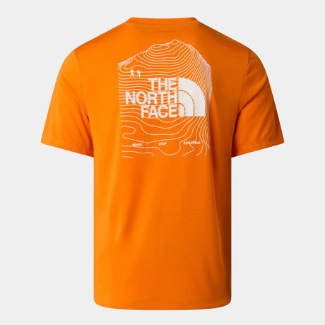 Camiseta De Manga Corta The North Face Bitmap Logo Graphic Para Hombre