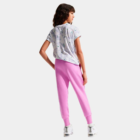 Pantalón Nike Sportswear Club Fleece Ajustado De Talle Alto - Niña
