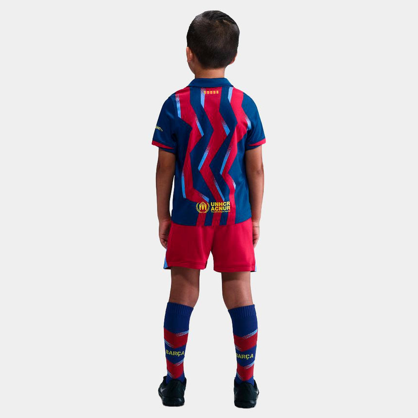 Nike Fc Barcelona 2025/26 Stadium Fourth Little Kids’ Soccer Replica 3-Piece Kit