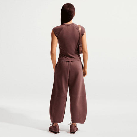 Camiseta Ajustada De Manga Corta Nike Sportswear Chill Knit Acanalada - Mujer