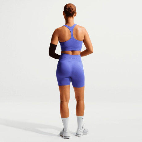 Mallas Cortas Nike Pro Seamless De 13 cm Y Talle Alto DrI-Fit - Mujer