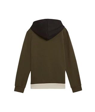 Ess Block Hoodie Fl,desert Dust