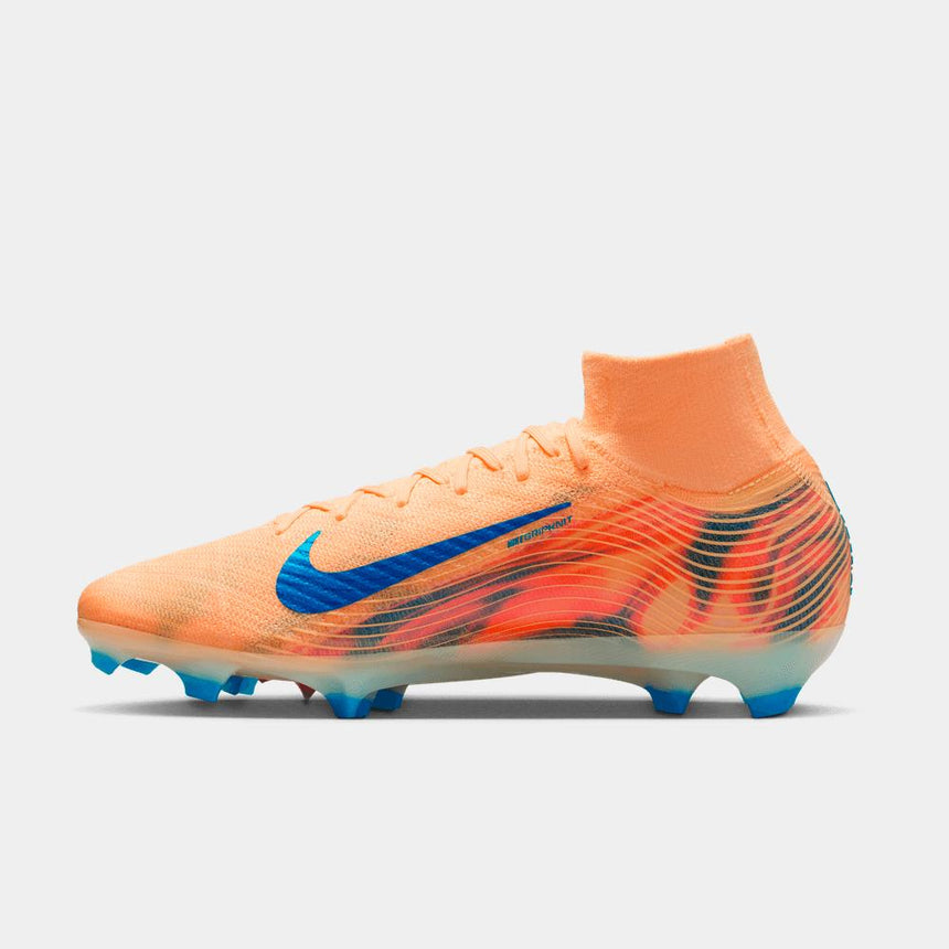 Botas De Fútbol Nike Kylian Mbappe Nike Mercurial Superfly 10 Elite De Perfil Alto fg
