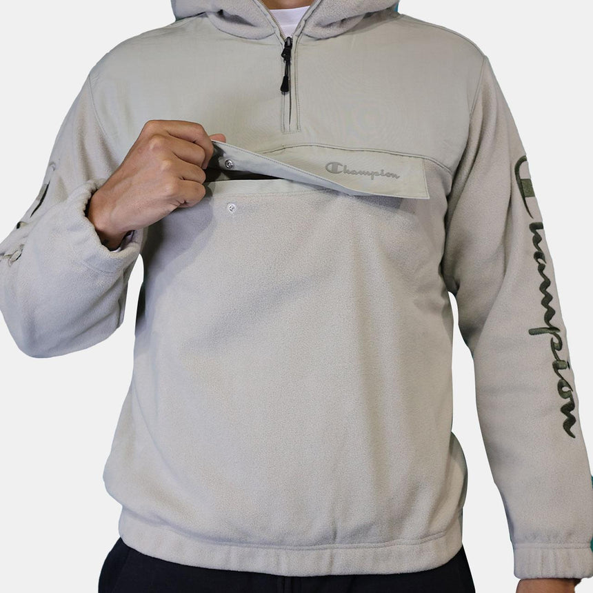 Champion Hooded Half Zip Sweatshirt
