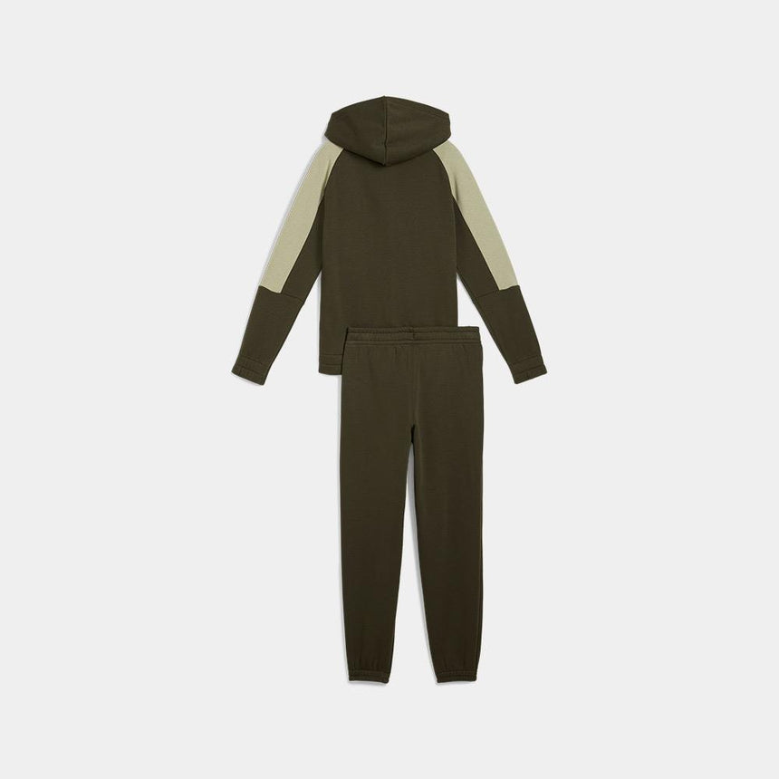Chándal Ess Block Hooded FulL-Zip Fleece