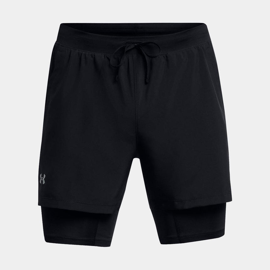 Pantalones Cortos Ua Launch 2-IN-1 5” Para Hombre