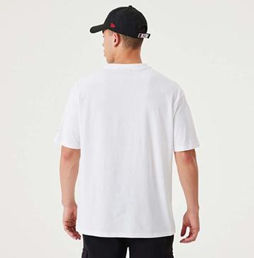 New Era Camiseta Chicago Bulls Nba Drip Logo Blanco