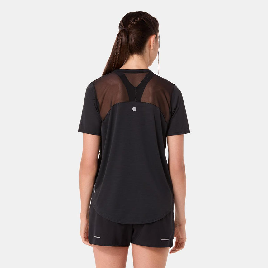 Camiseta Asics Road De Manga Corta Para Mujer