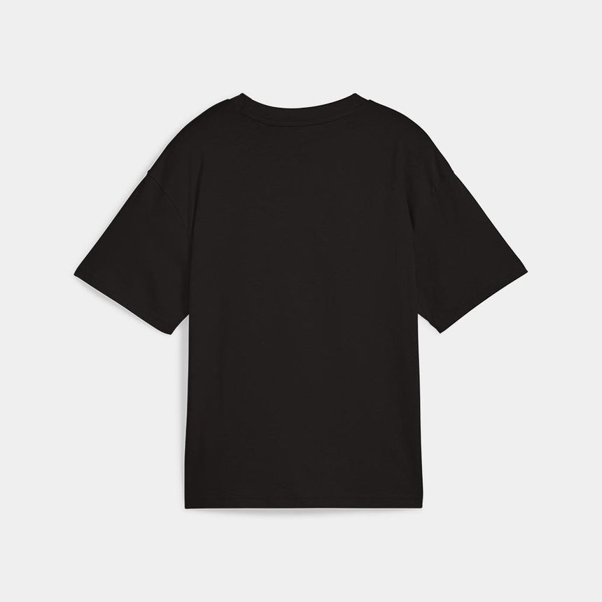 Puma Camiseta De Corte Rectangular Essentials Juvenil