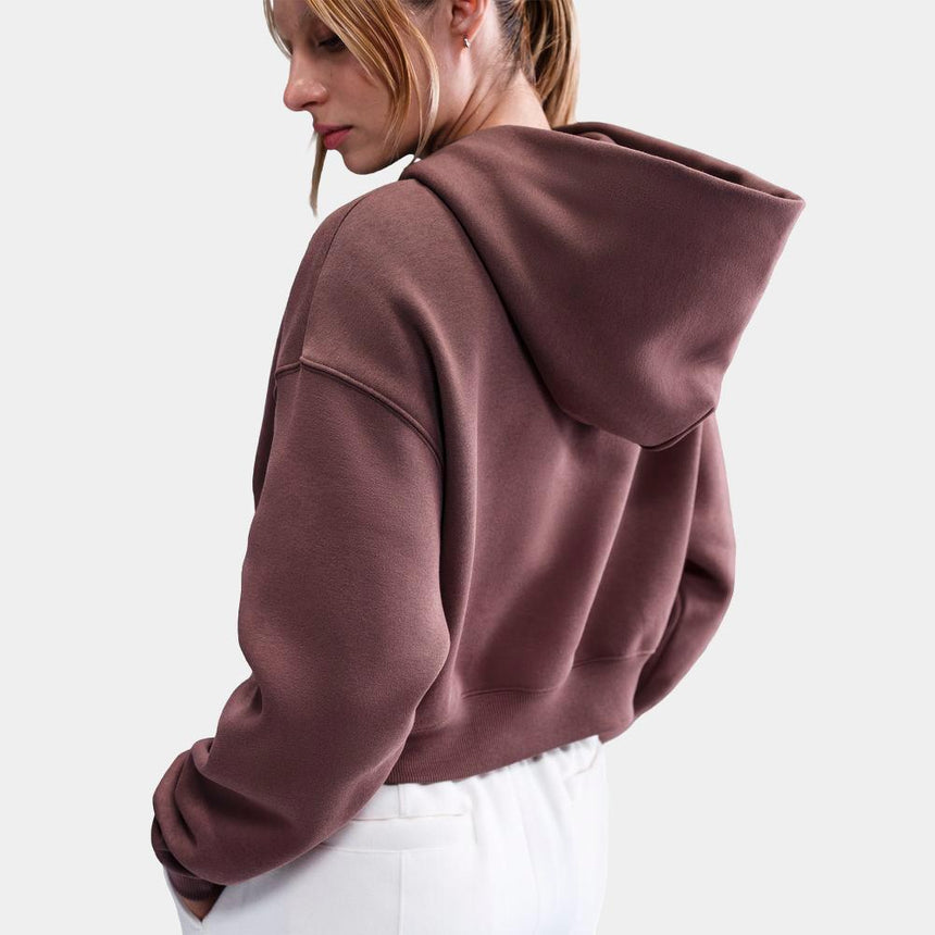 Sudadera Nike Sportswear Phoenix Fleece Con Capucha Henley - Mujer