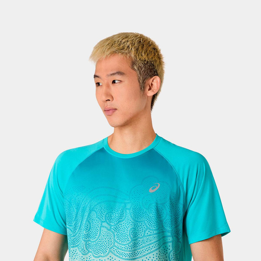 Camiseta Asics Road Fade Ss Top Hombre