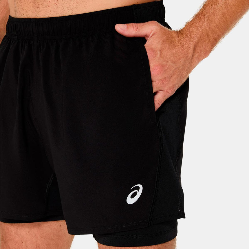 Pantalón Corto Asics Core 2n1 5in Para Hombre