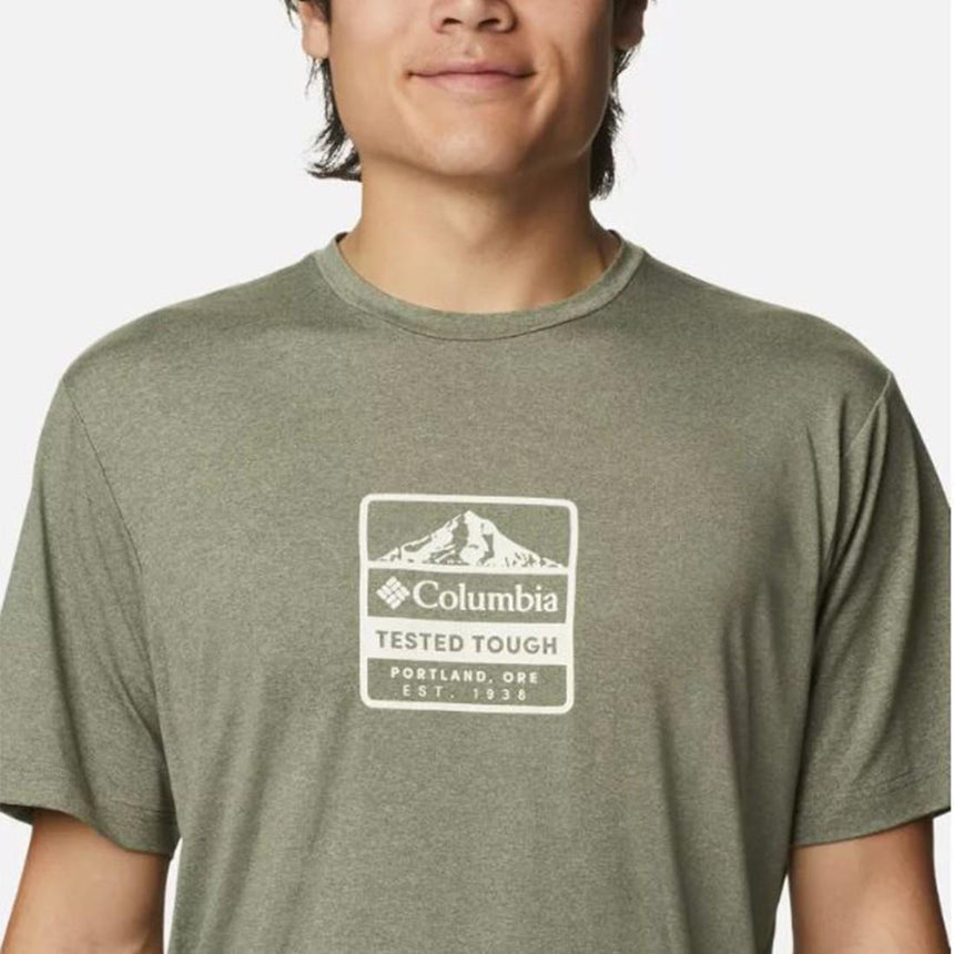 Columbia Camiseta Técnica Con Estampado En El Pecho Tech Trail™ Hombre