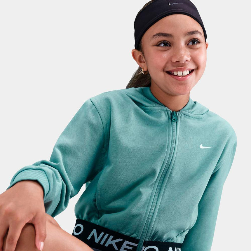 Sudadera Nike Pro Fleece Con Capucha Y Cremallera Completa DrI-Fit - Niña