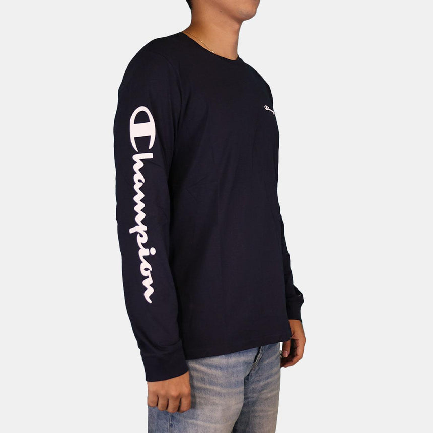 Camiseta Manga Larga Casual Champion Crewneck